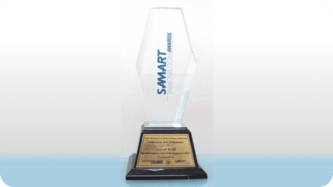 เหรียญทองรางวัล Samart Innovation Award 2003