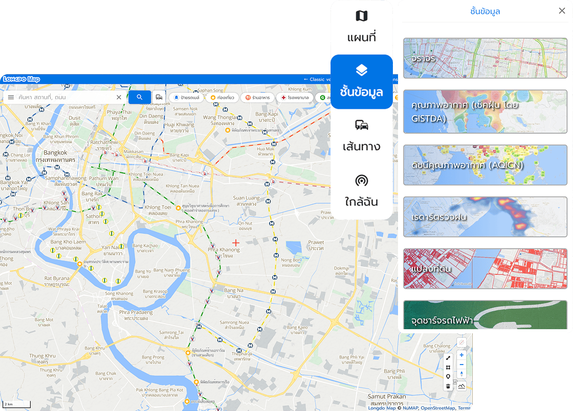 แผนที่ลองดูแมพ